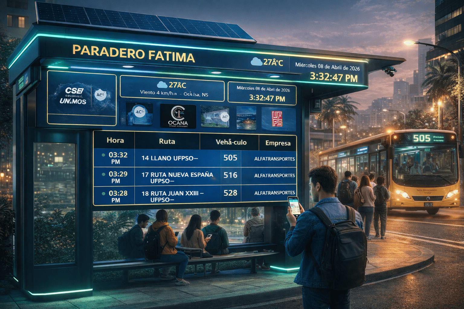 Paraderos Inteligentes de Ocaña